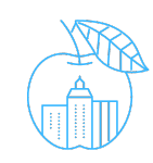Big Apple Head logo