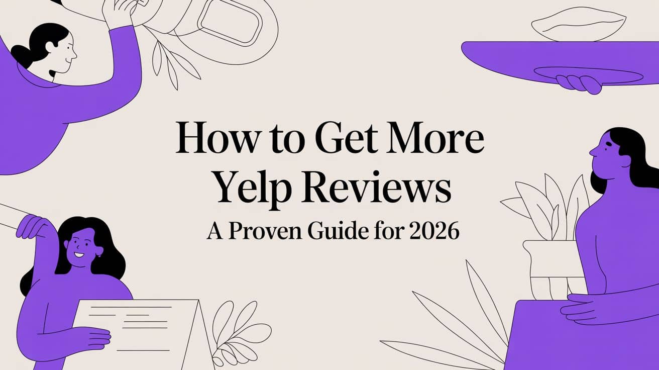 How to Get More Yelp Reviews a Proven Guide for 2026